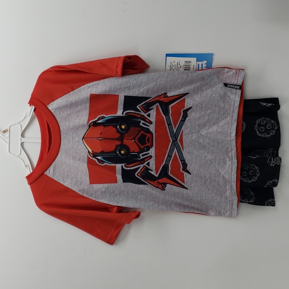 Fortnite pajamas size 12 short set Boys Video Game Kids